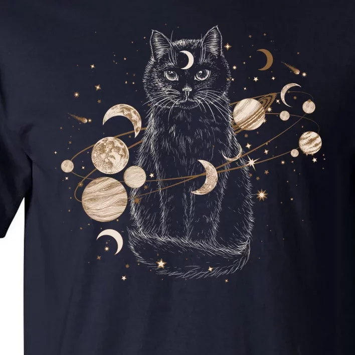 Magical Galaxy Cat Tall T-Shirt