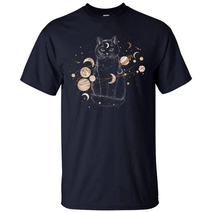 Magical Galaxy Cat Tall T-Shirt