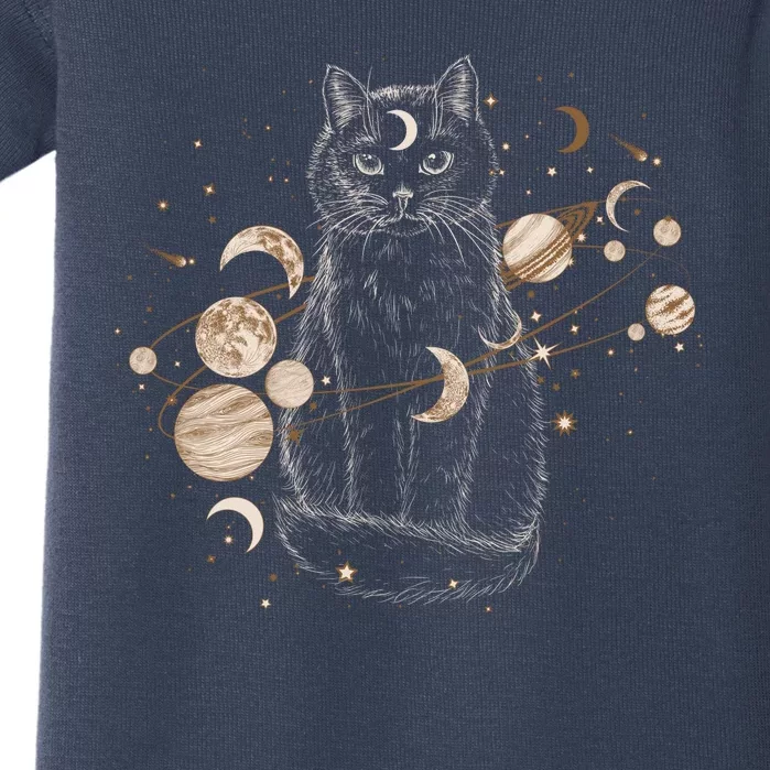 Magical Galaxy Cat Baby Bodysuit