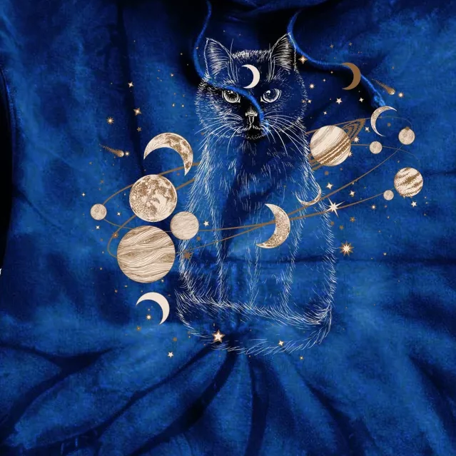 Magical Galaxy Cat Tie Dye Hoodie