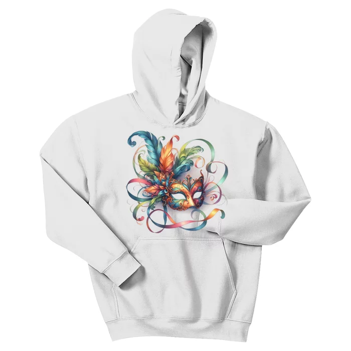 Mardi Gras Celebration Kids Hoodie