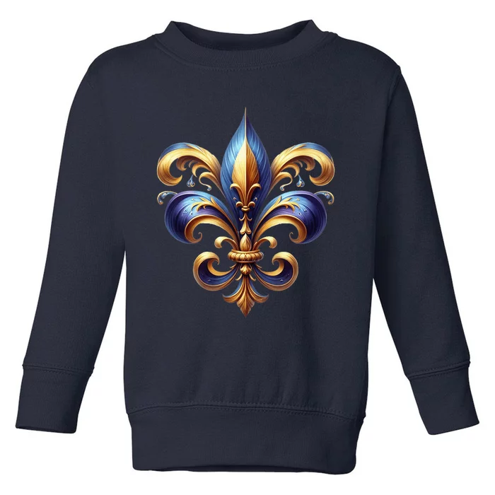 Mardi Gras Celebration Toddler Sweatshirt