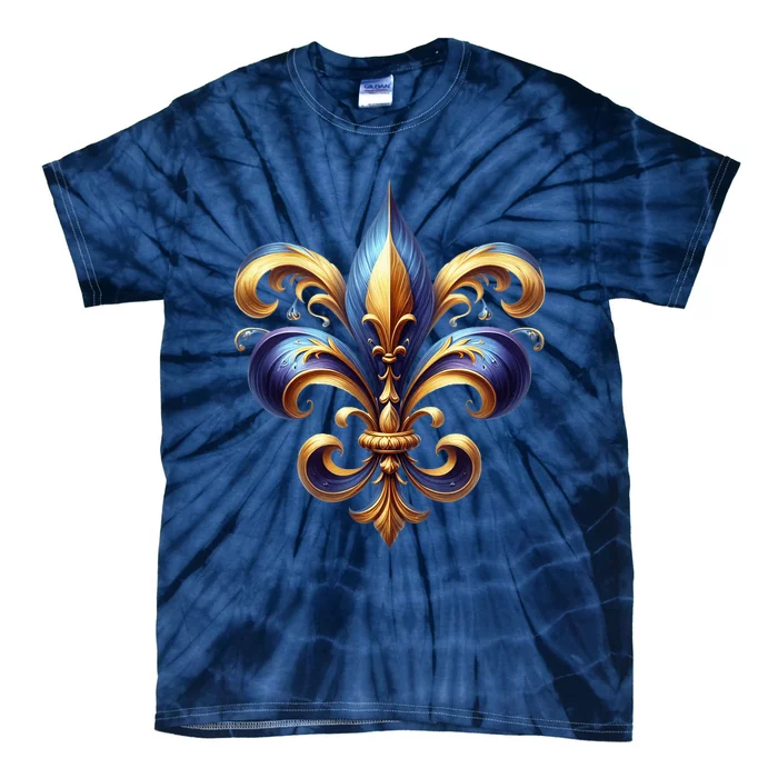 Mardi Gras Celebration Tie-Dye T-Shirt