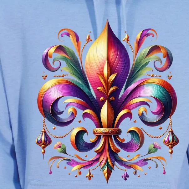 Mardi Gras Celebration Unisex Surf Hoodie