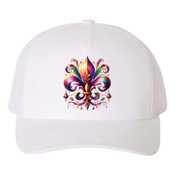 Mardi Gras Celebration Yupoong Adult 5-Panel Trucker Hat