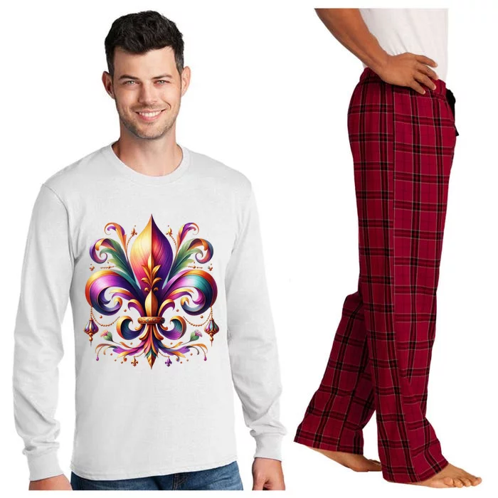 Mardi Gras Celebration Long Sleeve Pajama Set