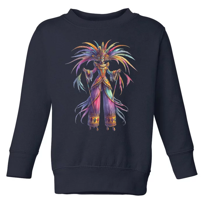 Mardi Gras Celebration Toddler Sweatshirt