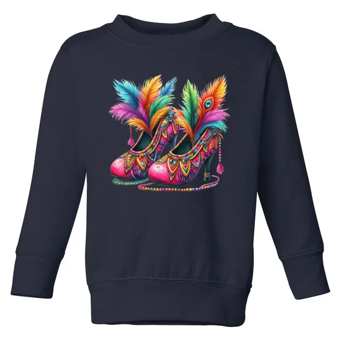 Mardi Gras Celebration Toddler Sweatshirt