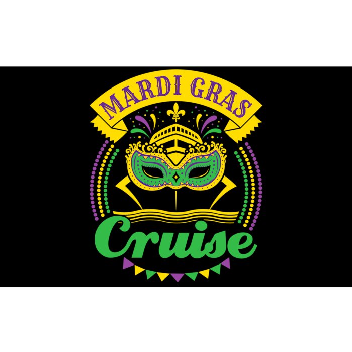 Mardi Gras Cruise Cruising Mask Cruise Ship Beads Bumper Sticker