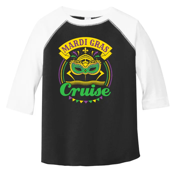 Mardi Gras Cruise Cruising Mask Cruise Ship Beads Toddler Fine Jersey T-Shirt