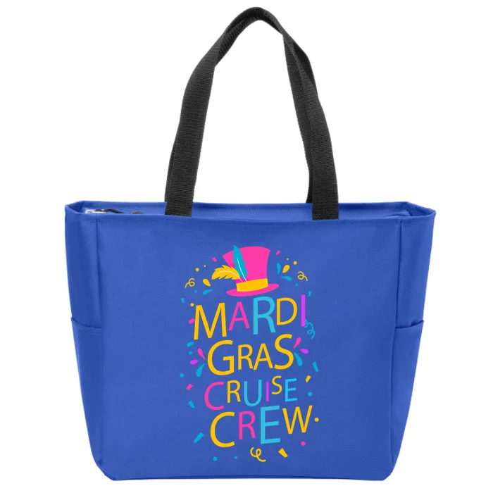 Mardi Gras Cruise Crew Ship Design Squad Festival Costume Gift Zip Tote Bag