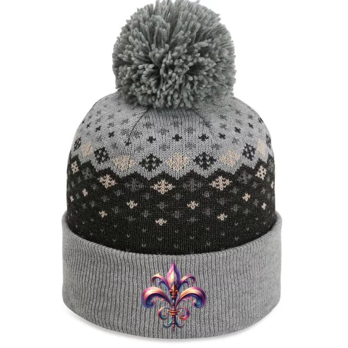 Mardi Gras Celebration The Baniff Cuffed Pom Beanie