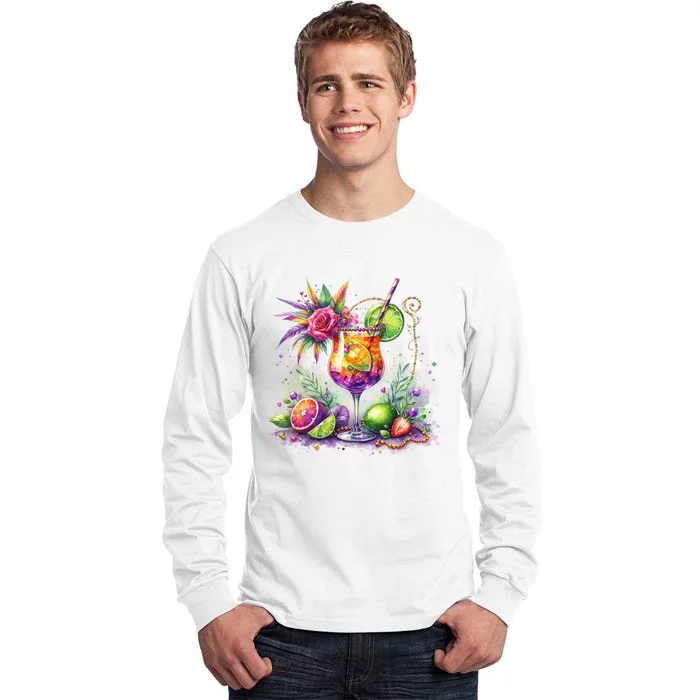 Mardi Gras Celebration Tall Long Sleeve T-Shirt