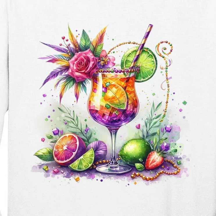 Mardi Gras Celebration Tall Long Sleeve T-Shirt