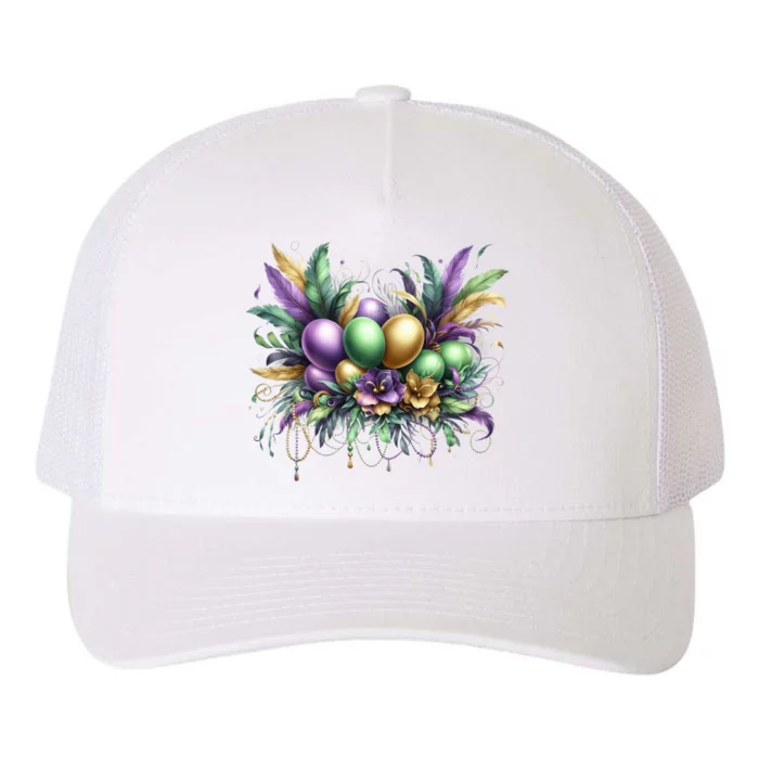 Mardi Gras Celebration Yupoong Adult 5-Panel Trucker Hat