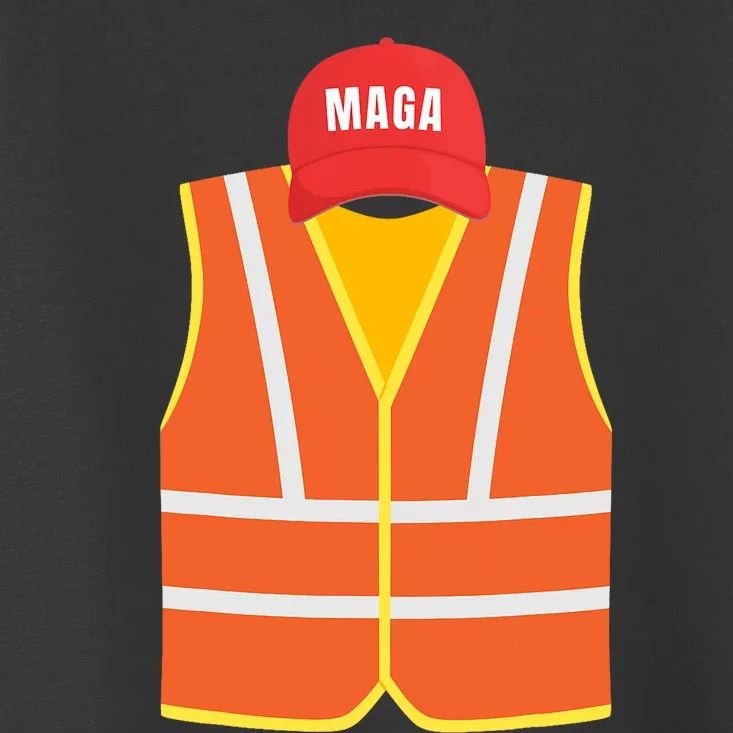 Maga Garbage Collector Vest For Trump Election Day Toddler T-Shirt