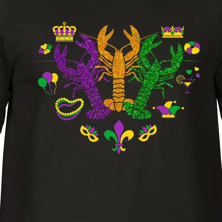 Mardi Gras Crawfish Happy Mardi Gras 2024 Matching Party Comfort Colors T-Shirt