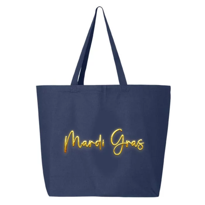 Mardi Gras Celebration Logo 25L Jumbo Tote