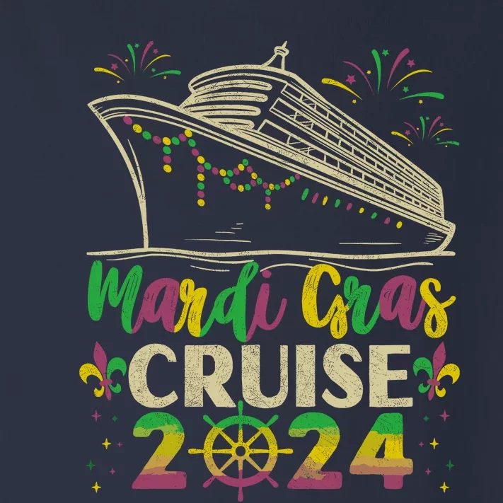 Mardi Gras Cruise 2024 Family Vacation Matching Cruise Toddler Long Sleeve Shirt