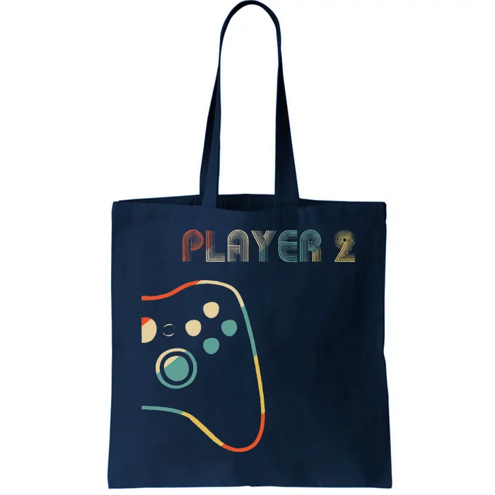 Matching Gamer Couple Player 1 Player 2 Tote Bag