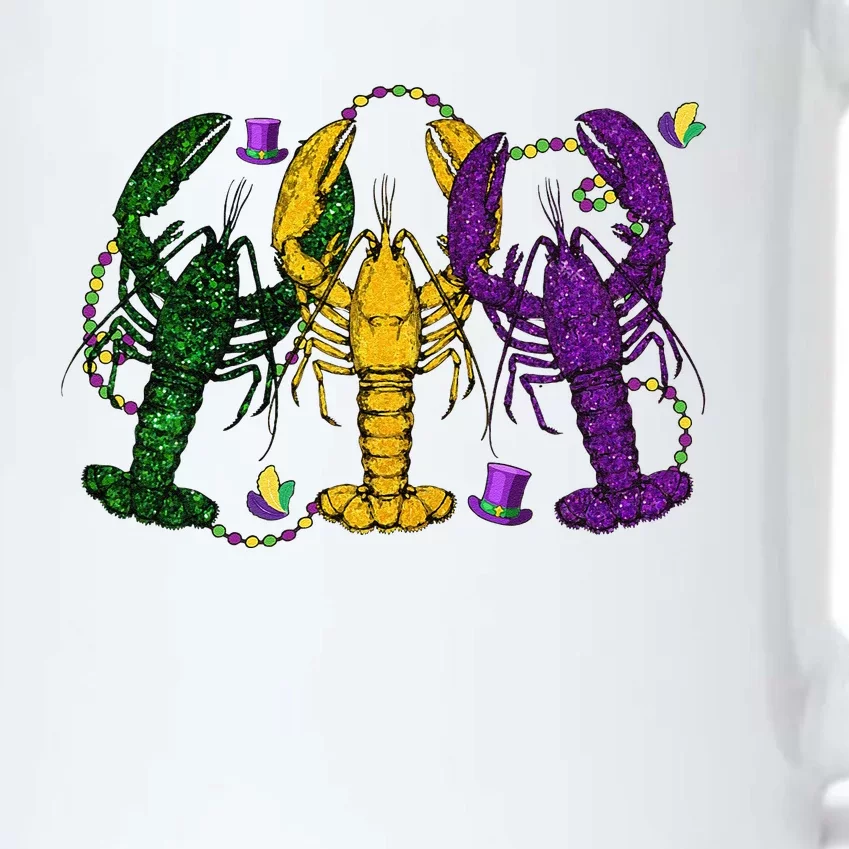 Mardi Gras Crawfish Happy Mardi Gras 2024 Matching Party Black Color Changing Mug