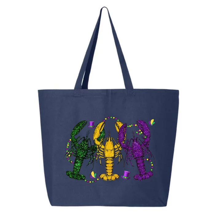 Mardi Gras Crawfish Happy Mardi Gras 2024 Matching Party 25L Jumbo Tote