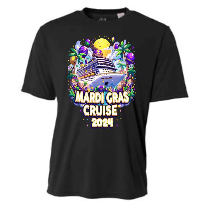 Mardi Gras Cruise 2024 Family Matching Trip New Orleans Cooling Performance Crew T-Shirt