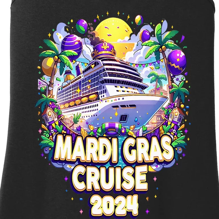 Mardi Gras Cruise 2024 Family Matching Trip New Orleans Ladies Essential Tank