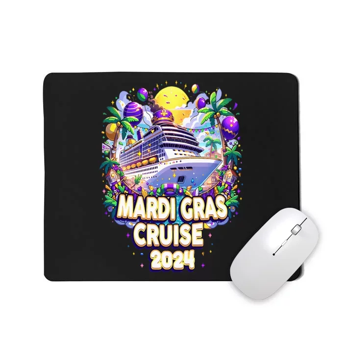 Mardi Gras Cruise 2024 Family Matching Trip New Orleans Mousepad