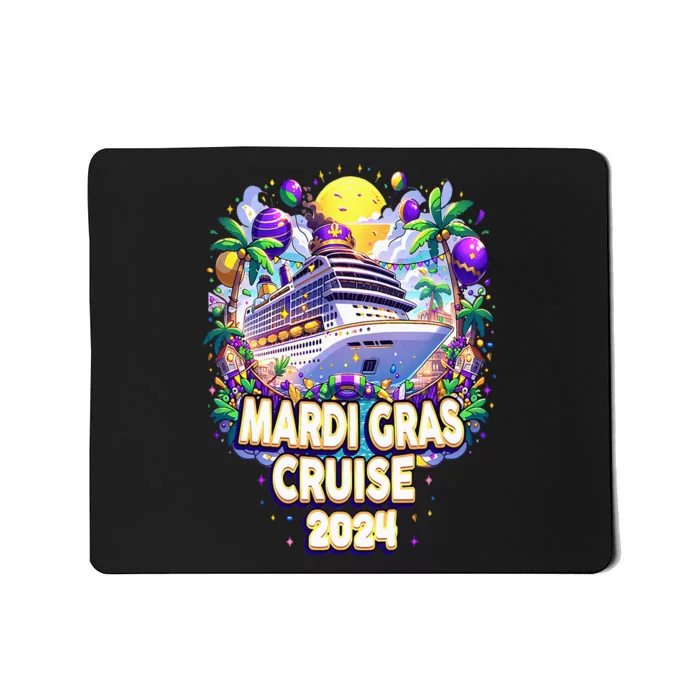 Mardi Gras Cruise 2024 Family Matching Trip New Orleans Mousepad