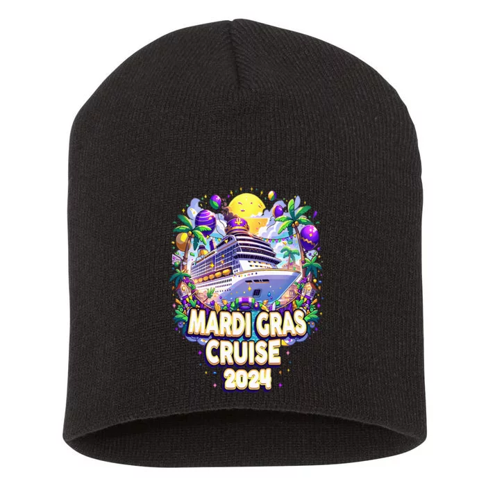 Mardi Gras Cruise 2024 Family Matching Trip New Orleans Short Acrylic Beanie