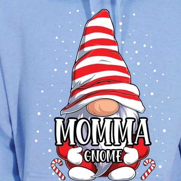 Momma Gnome Christmas Pajamas Matching Family Group Unisex Surf Hoodie