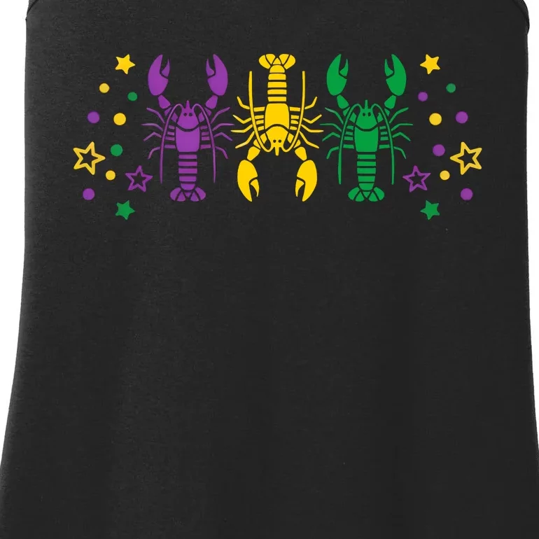 Mardi Gras Crawfis Funny Ladies Essential Tank