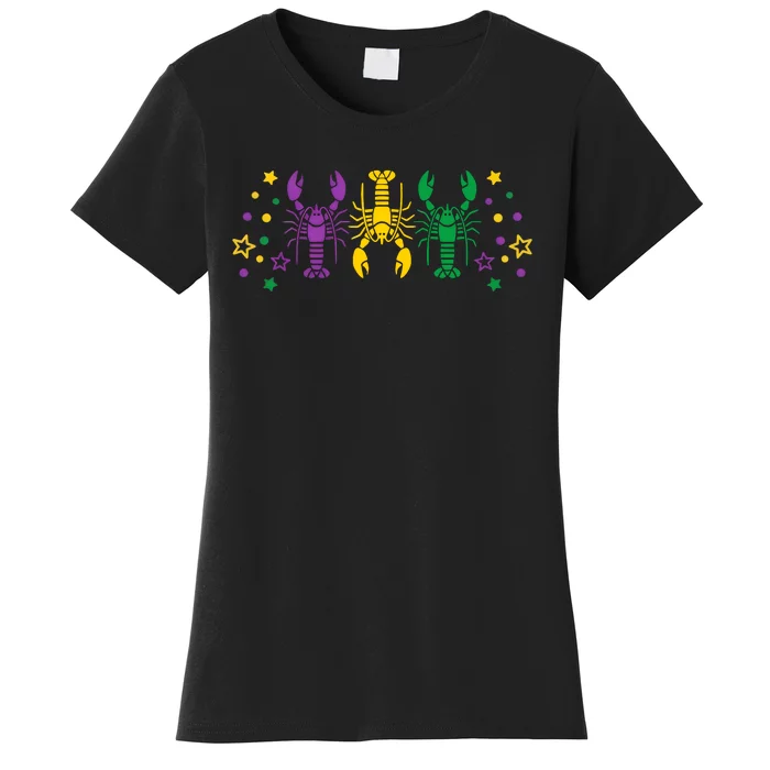 Mardi Gras Crawfis Funny Women's T-Shirt