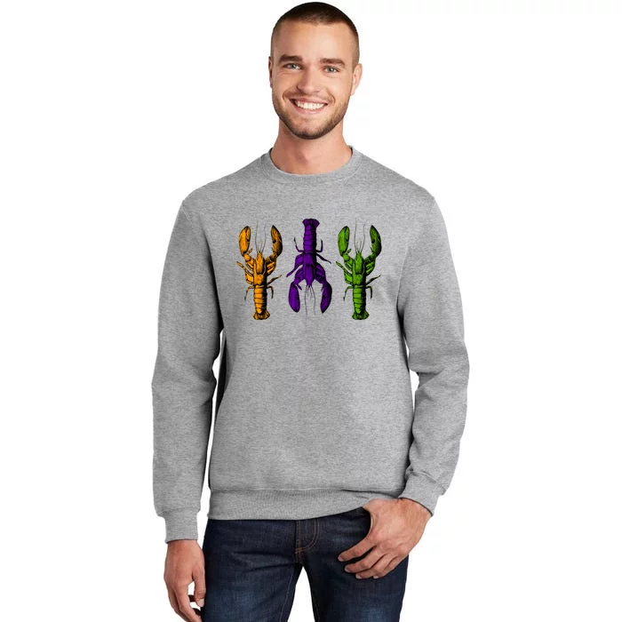 Mardi Gras Cajun Crawfish Happy Mardi Gras Sweatshirt