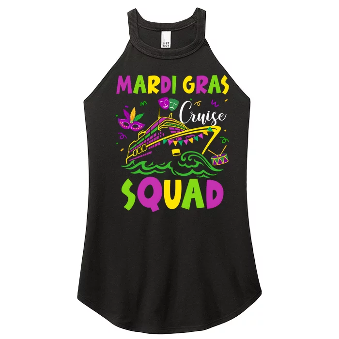 Mardi Gras Cruise Crew 2024 Women’s Perfect Tri Rocker Tank