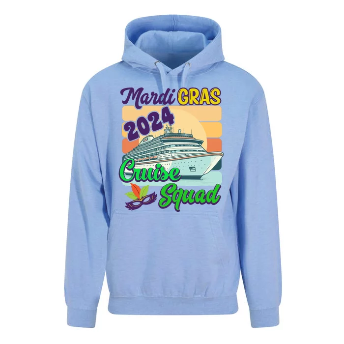 Mardi Gras Cruise 2024 Unisex Surf Hoodie