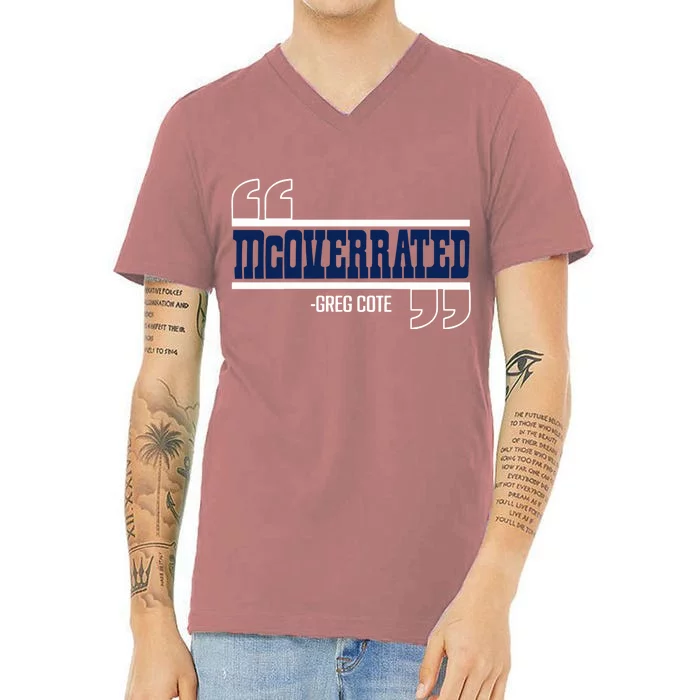 Mcoverrated Greg Cote V-Neck T-Shirt