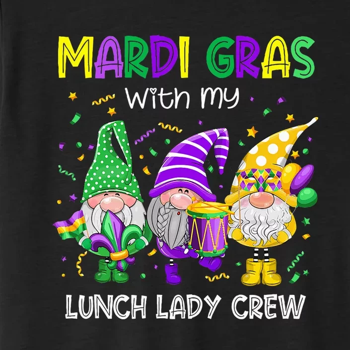 Mardi Gras Costume With My Lunch Lady Teacher Lover Gnomies ChromaSoft Performance T-Shirt