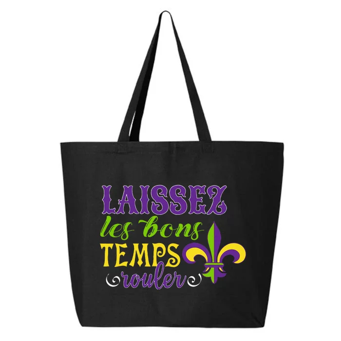 Mardi Gras Costume Laissez Les Bons Temps Rouler 25L Jumbo Tote