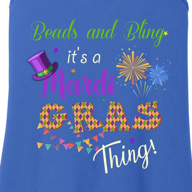 Mardi Gras Costume Beads And Bling Its A Mardi Gras Thing Gift Ladies Essential Tank