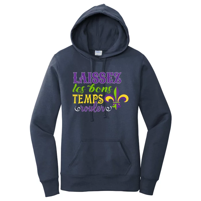 Mardi Gras Costume Laissez Les Bons Temps Rouler Gift Women's Pullover Hoodie