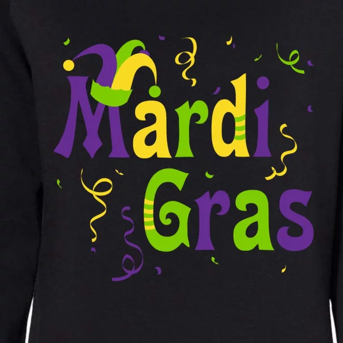 Mardi Gras Costume Party Gift Womens California Wash Sweatshirt