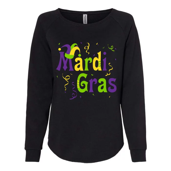 Mardi Gras Costume Party Gift Womens California Wash Sweatshirt