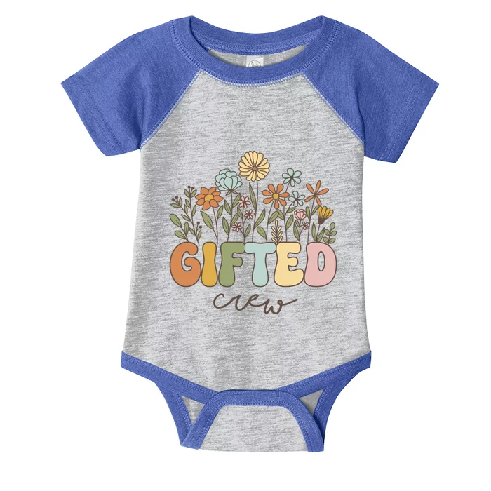 Matching Gifted Crew Teacher Education Team School Squad Cute Gift Infant Baby Jersey Bodysuit