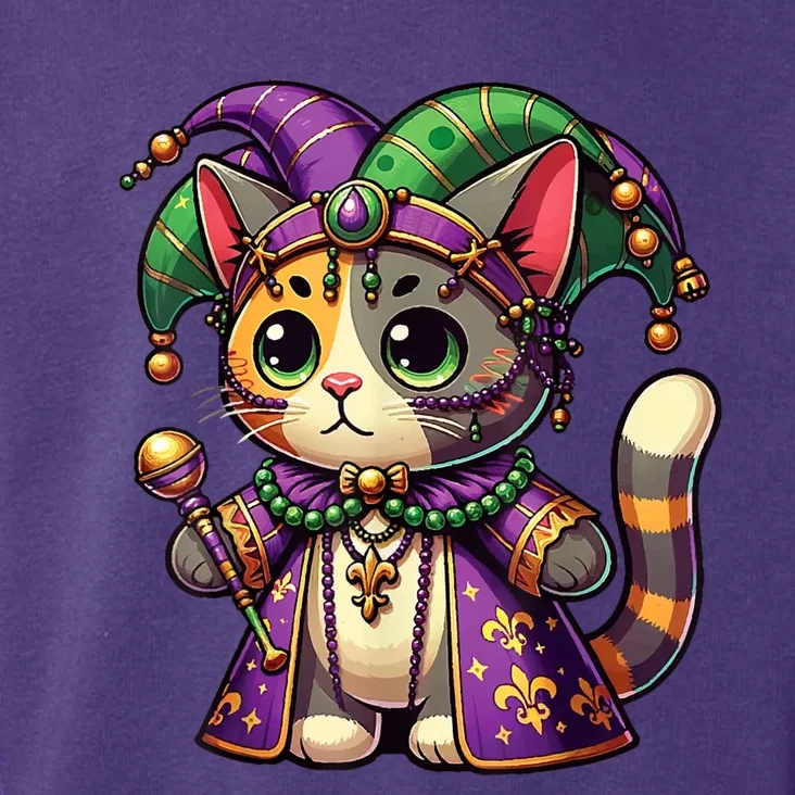 Mardi Gras Cat Extravaganza Toddler Hoodie