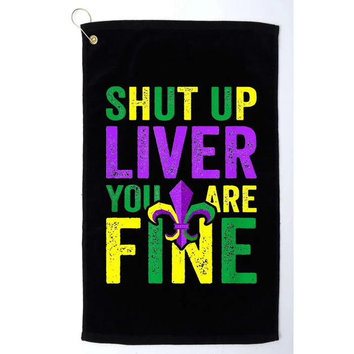 Mardi Gras Celebration Embrace the Festive Spirit Platinum Collection Golf Towel