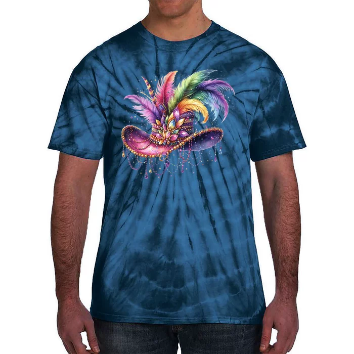 Mardi Gras Celebration Tie-Dye T-Shirt