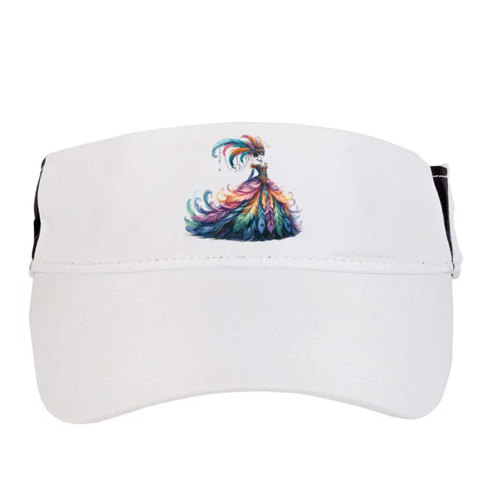 Mardi Gras Celebration Adult Drive Performance Visor