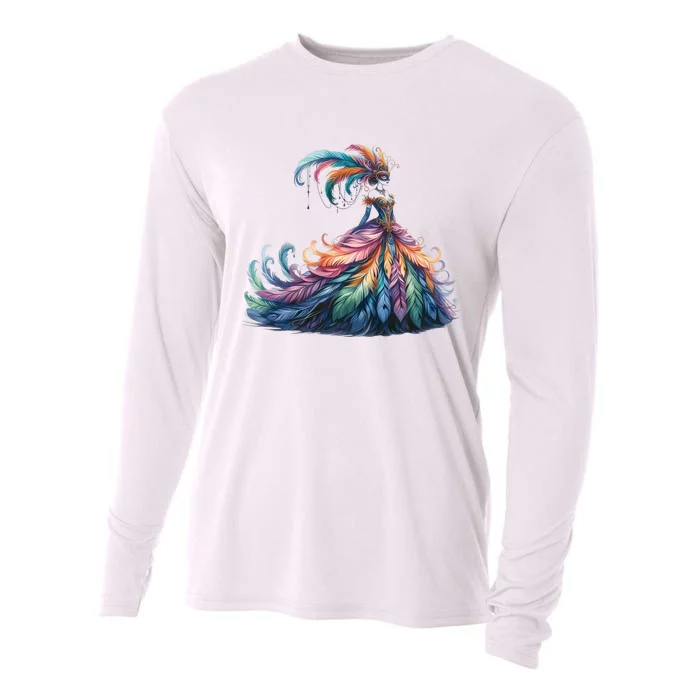 Mardi Gras Celebration Cooling Performance Long Sleeve Crew